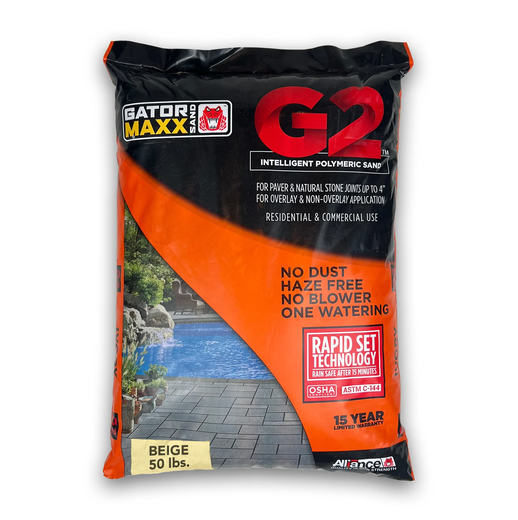 Alliance Gator Maxx G2 Polymeric Sand for Paver Joints up to 4" - Image 4