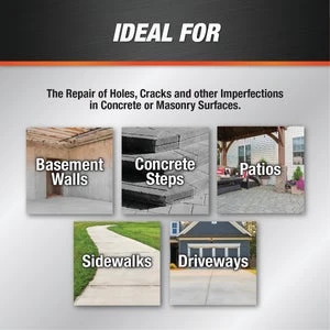 Dap Brand 1 Gal. Pre Mixed Concrete Patch, Gray - Image 3