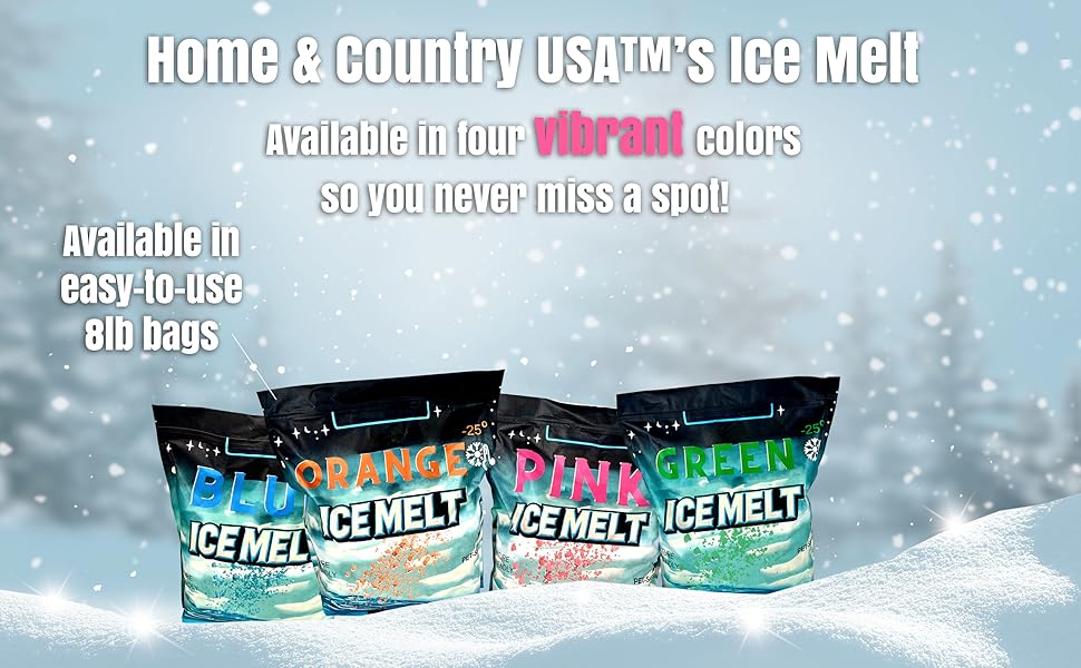Ice Melt 8 lb Bag CMA Blended Magnesium Chloride Ice Melter Effective Snow and Ice Removal Effective Below Zero Degrees - Image 3