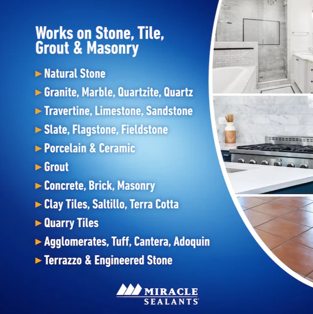 Miracle Sealants 511 Impregnator Clear Natural Stone Sealer and Finish - Image 4