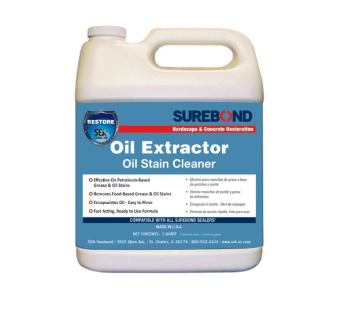 SEK Surebond Oil Extractor – 1 Quart Oil & Grease Stain Remover for Pavers