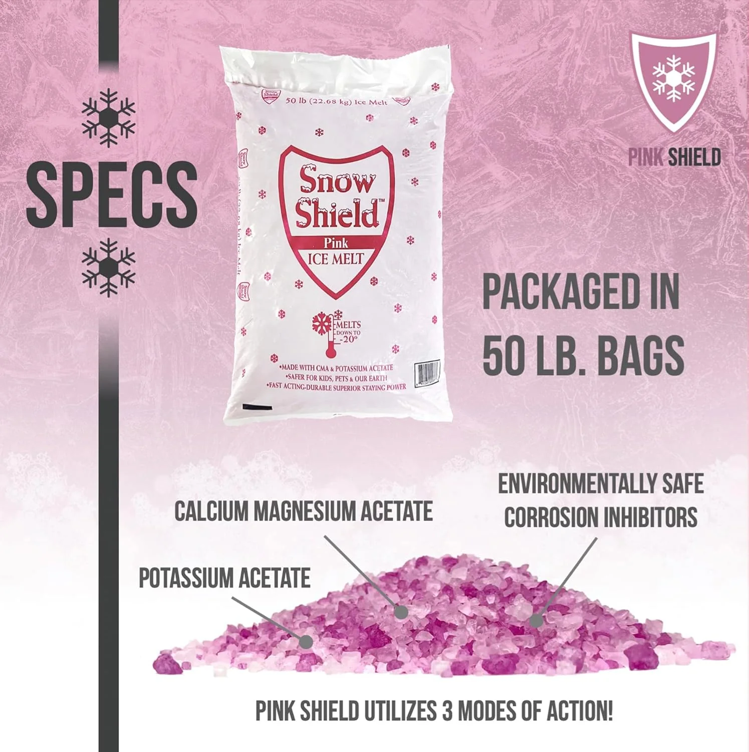 Snow Shield Ice Melt – 50 lb Bag - Image 8