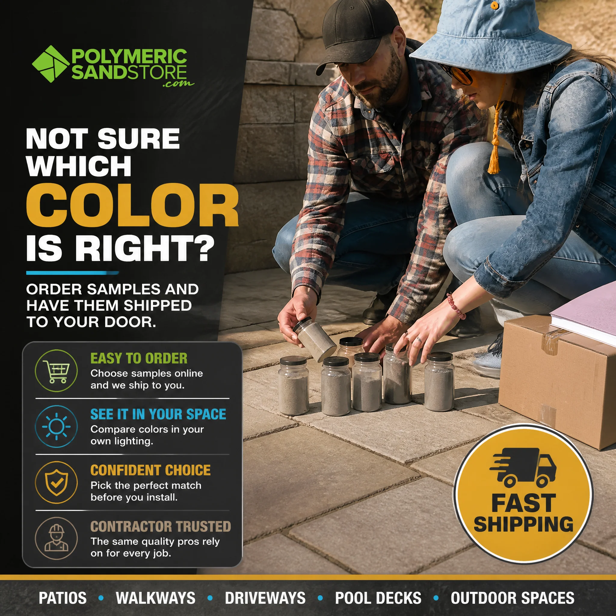 Techniseal NOCO No Compaction Polymeric Sand 50 lb – Joints to 4" - Image 4