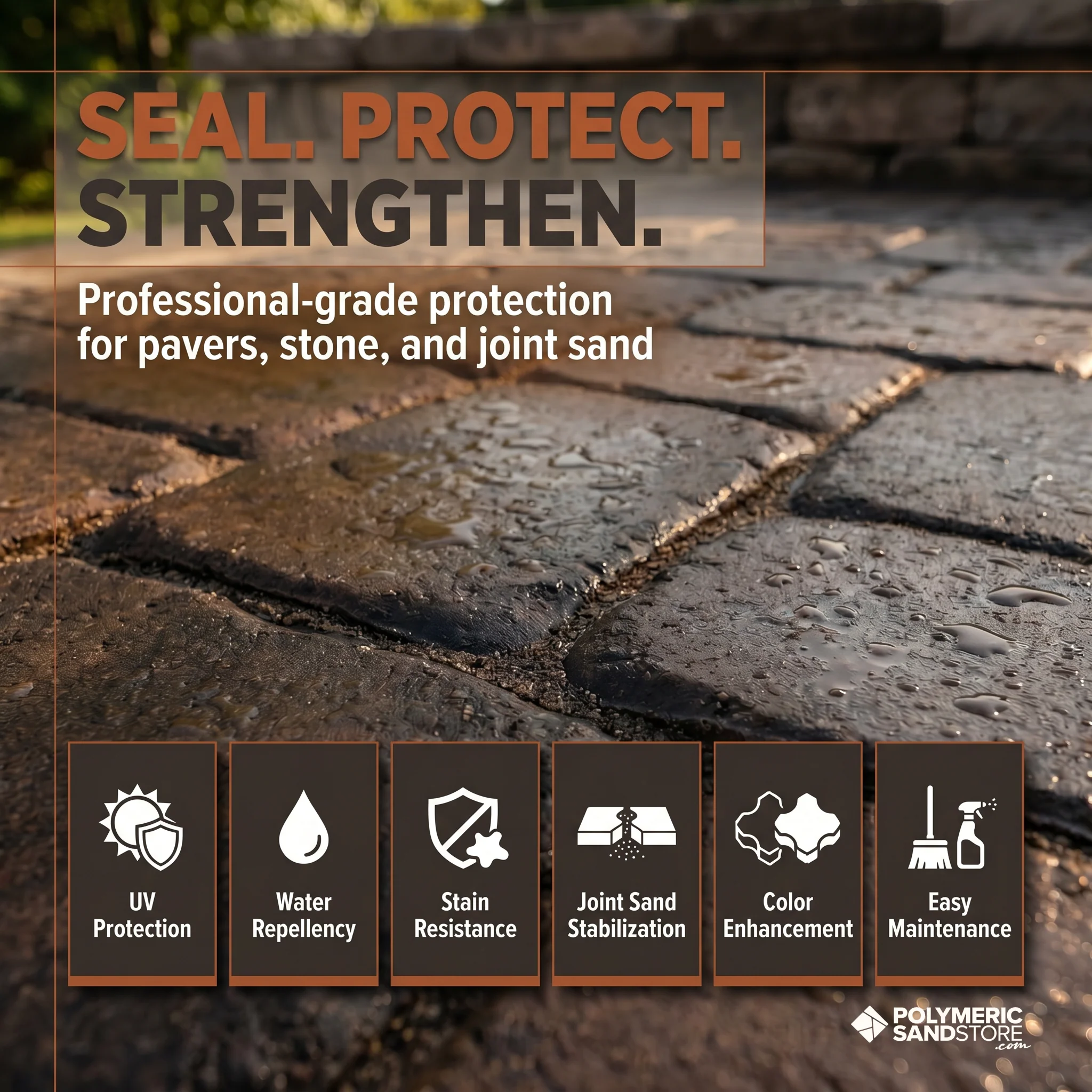 Techniseal NS Paver Sealer Natural Look Matte Finish, Acrylic - Gallon - Image 2