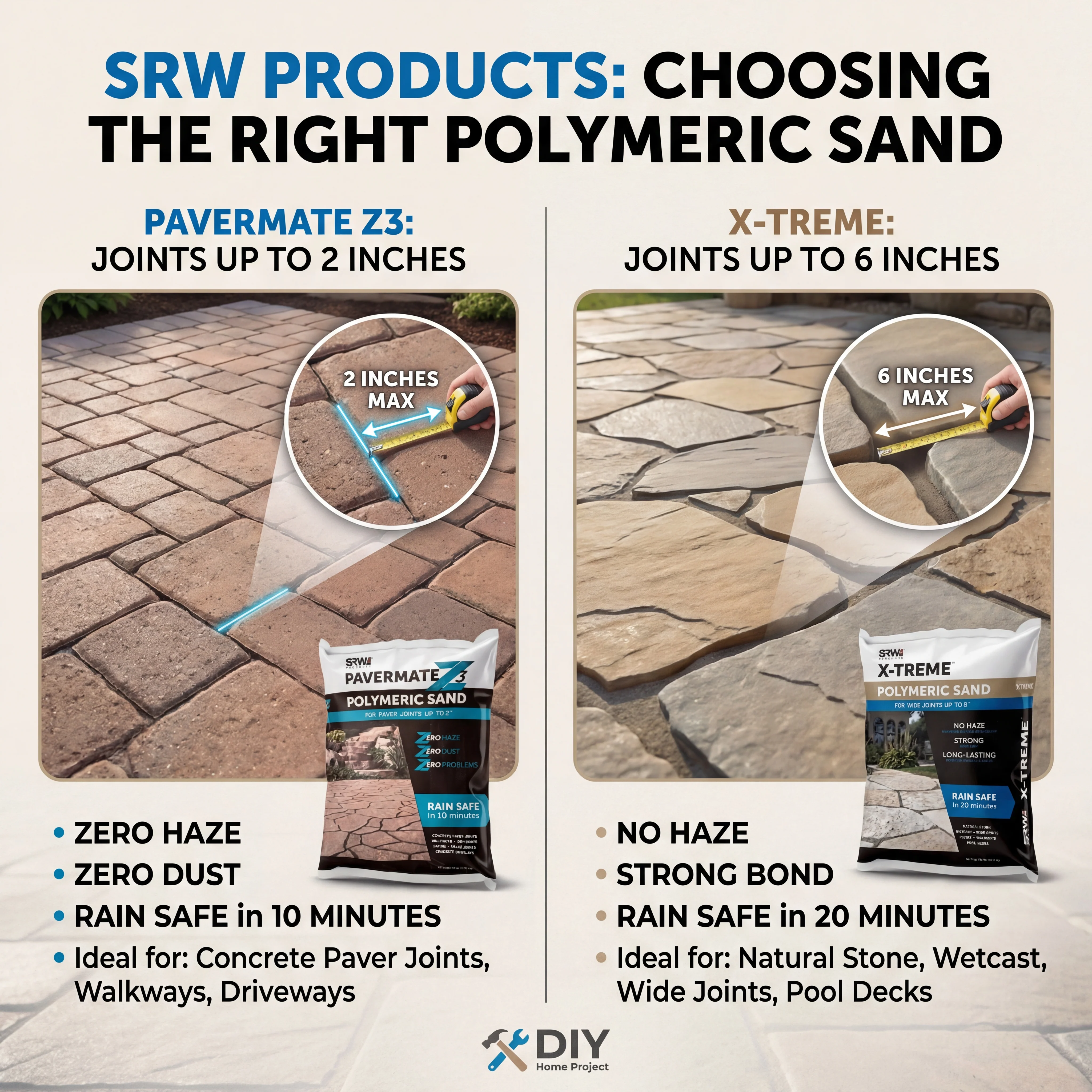 SRW X-Treme™ Polymeric Sand – 50 lb Bag (Wide Joints up to 6") - Image 5